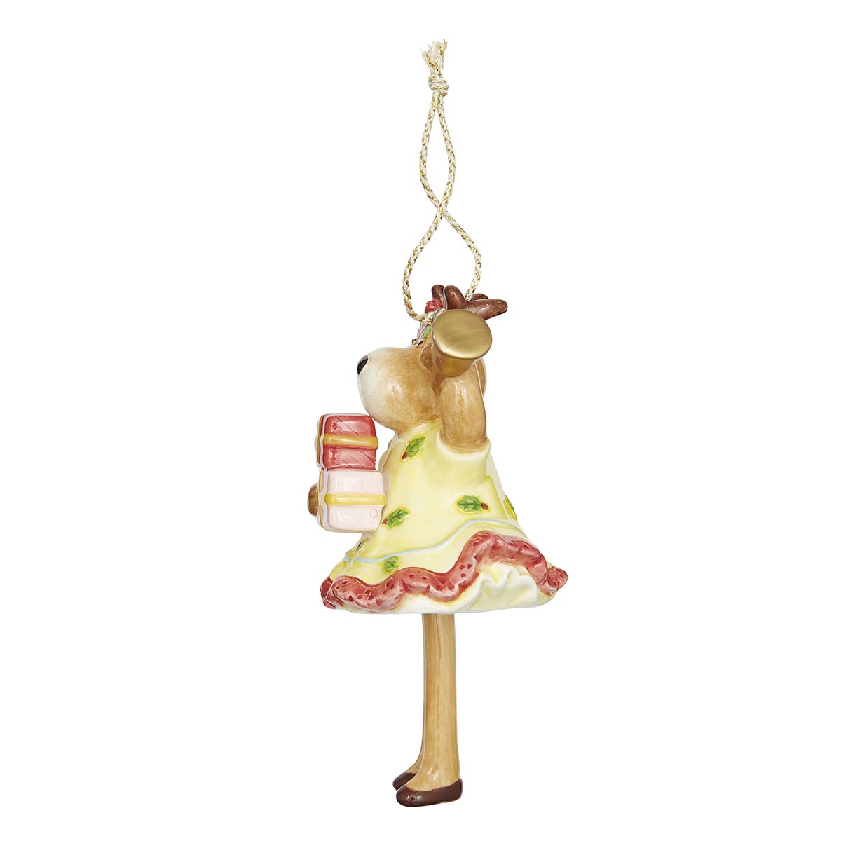 Kit Kemp Reindeer Bell Ornament image number null